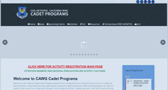 Desktop Screenshot of cawgcadets.org